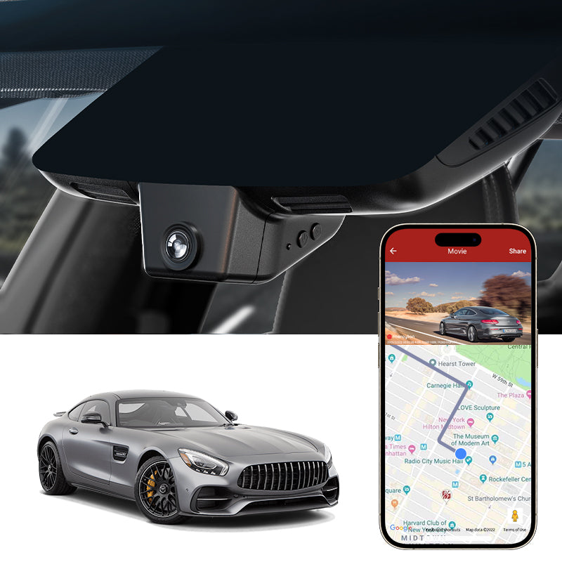 cam .mer.cari ページ Mercylion A10 Dash Cam 4K WiFi Hidden Dash Cam For Mercedes-Benz GLC43