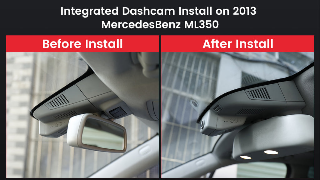 HOW TO INSTALL INTEGRATED DASHCAMS ON MERCEDES BENZ ML350 2013