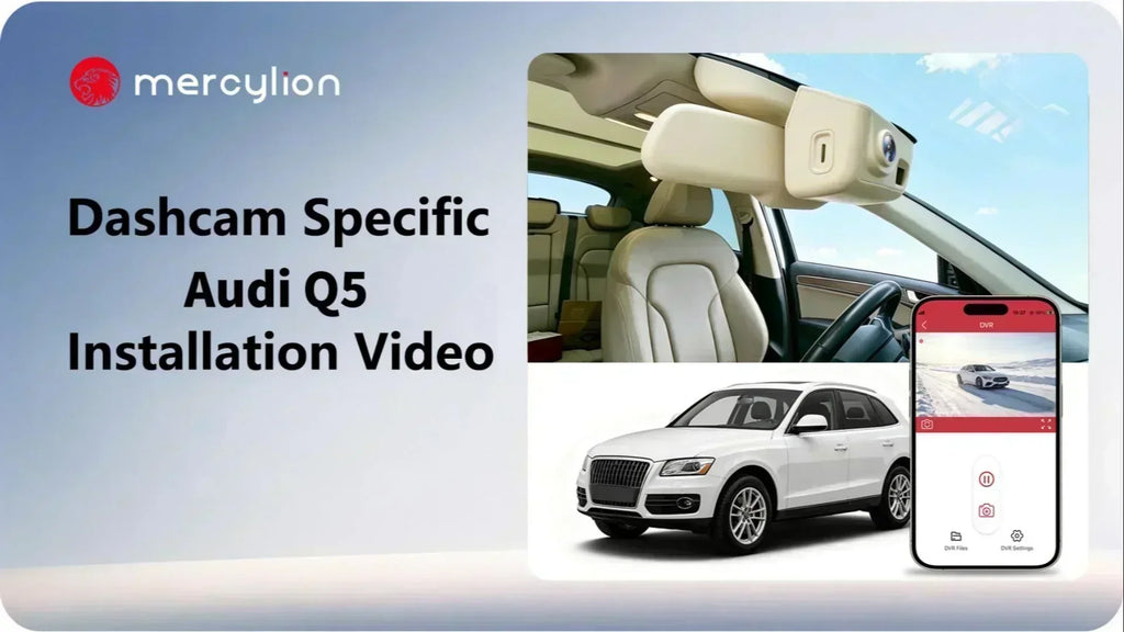 audi integrated 4k dash camera kit