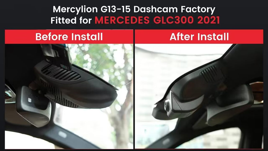 HOW TO INSTALL INTEGRATED DASHCAMS ON Mercedes GLC300 2021