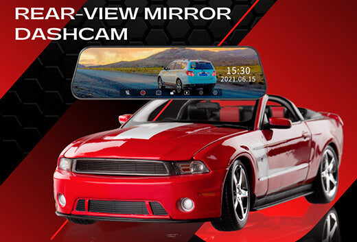 rear view mirror dash cam instructions