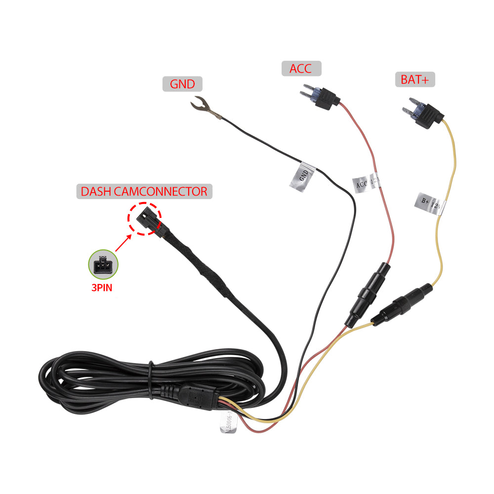 hardwire dash cam to fuse box