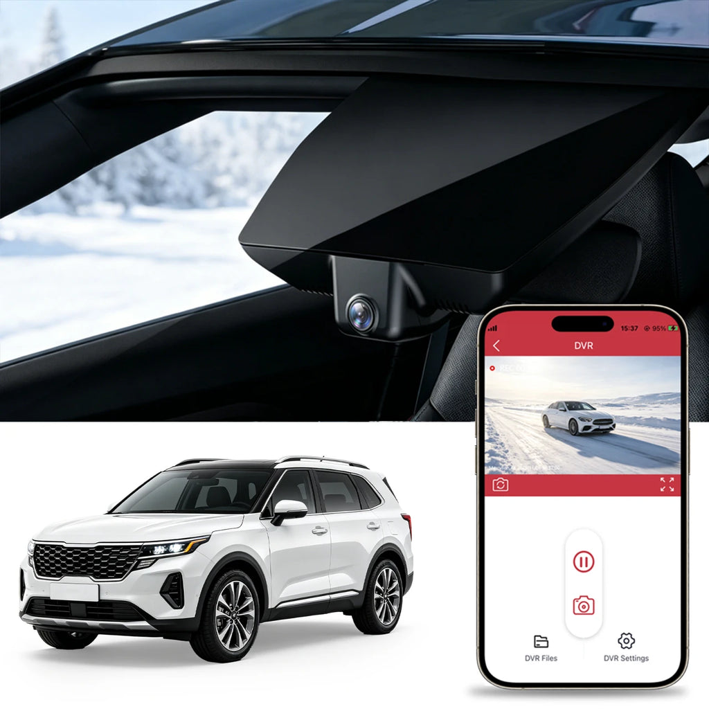 kia dash cam front and rear