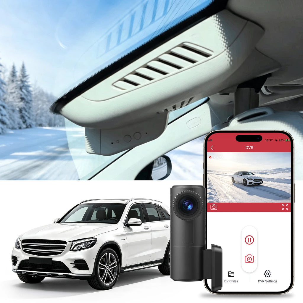 Mercylion A10-2 Dashcam für Mercedes C260, C300, GLC250, GLC260, GLC300 (Modelljahre 2016–2019) sowie AMG GLC43 und AMG C63s
