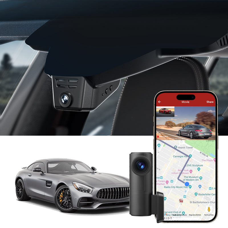 mercedes gle dash cam installation