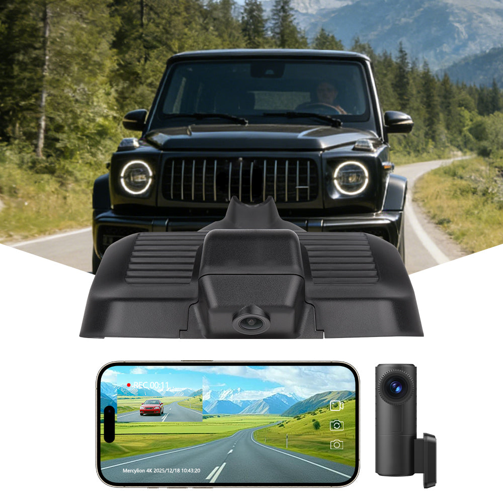 versteckte mercedes g63 dashcam