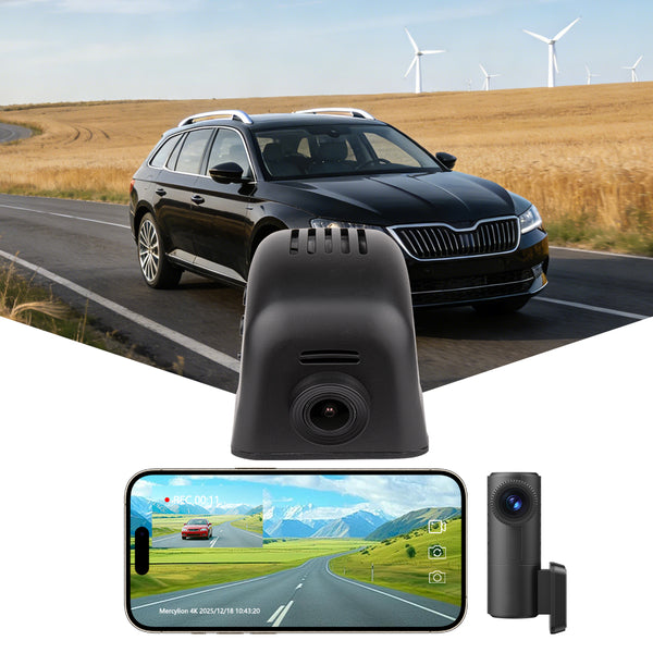 skoda dash cam front and rear