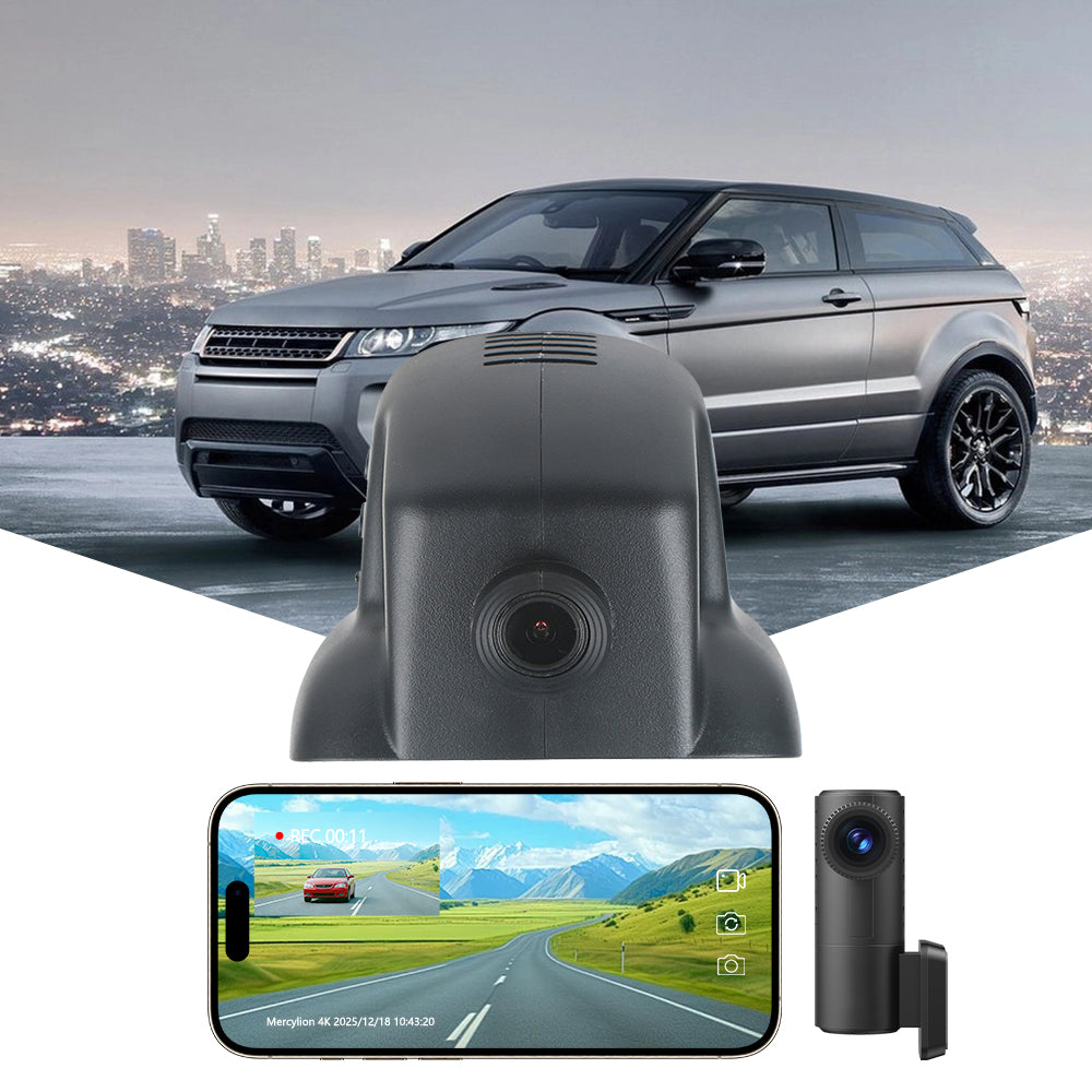 range rover evoque dash cam install