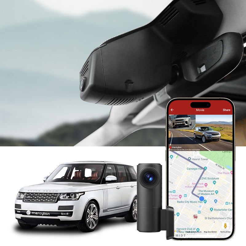 range rover sport dash cam install