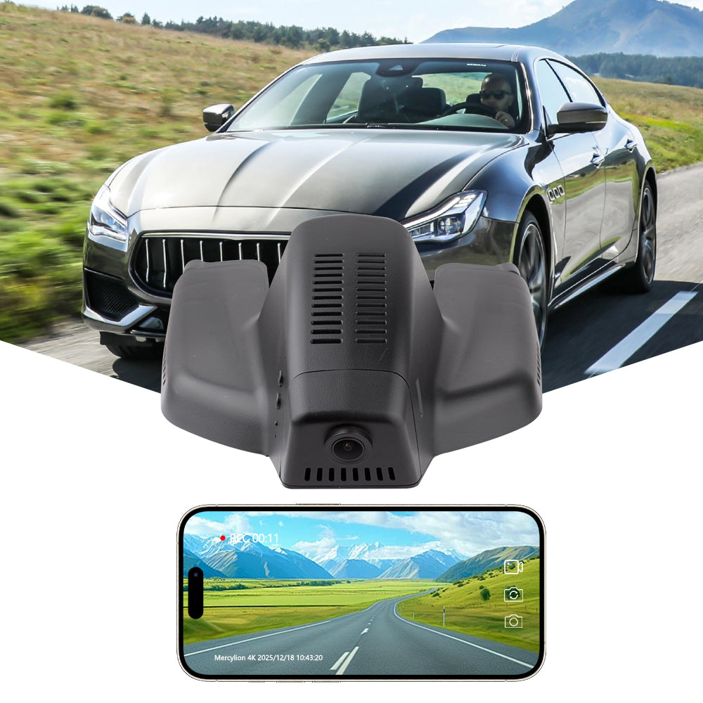 Maserati Quattroporte dashcam