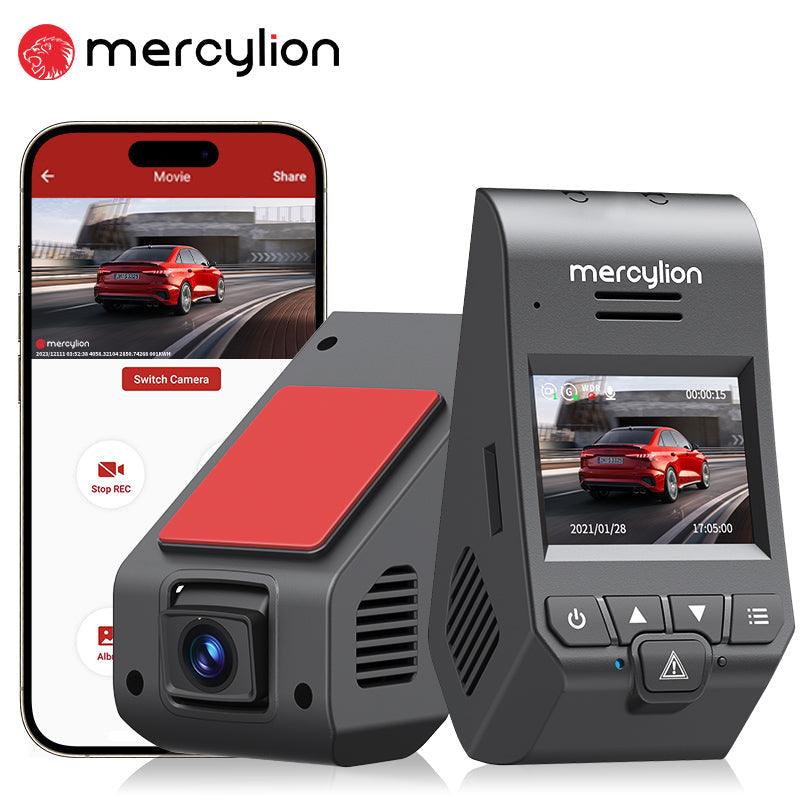 Mercylion A970 Dashboard Camera Recorder with 1080P, 2" LCD, Powerful Night Vision
