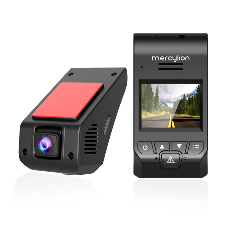 Mercylion A970-1CH Dashboard Camera Recorder with 1080P, 2 LCD, Power