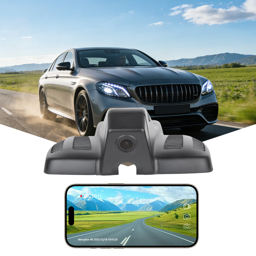 wireless mercedes e63s dashcam