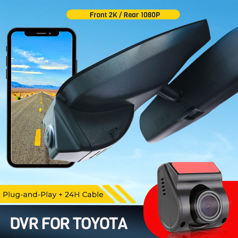 Mercylion G349-2CH Dual Dash Cam Toguard For Toyota  Camry 2021-2024