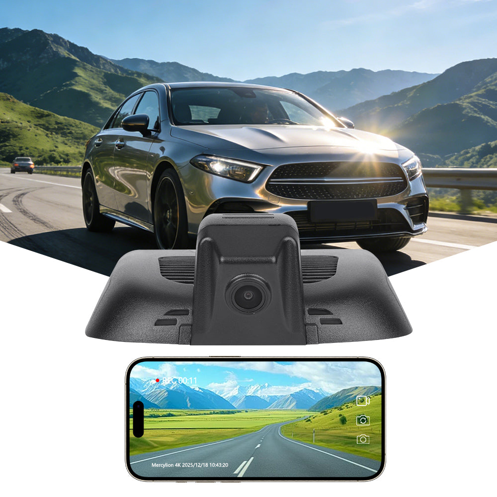 Mercedes A200 dashcam