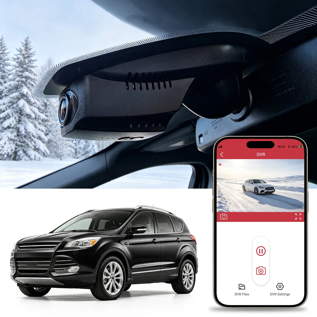 ford escape kuga dashcam wifi app oem style mercylion g127