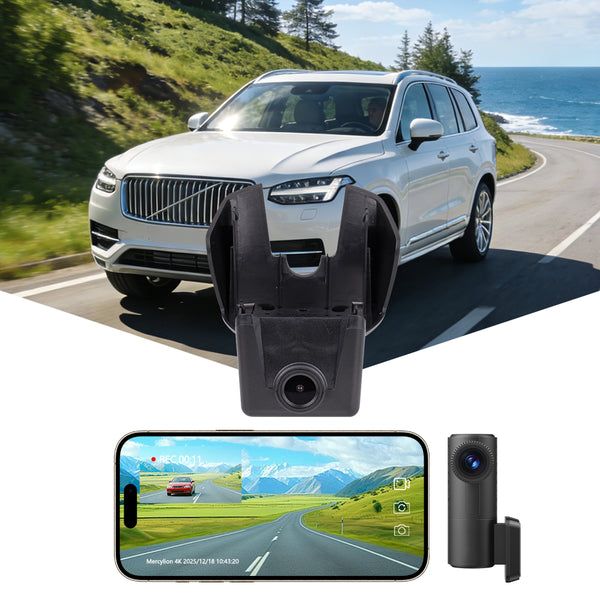 volvo xc90 dashcam front and rear