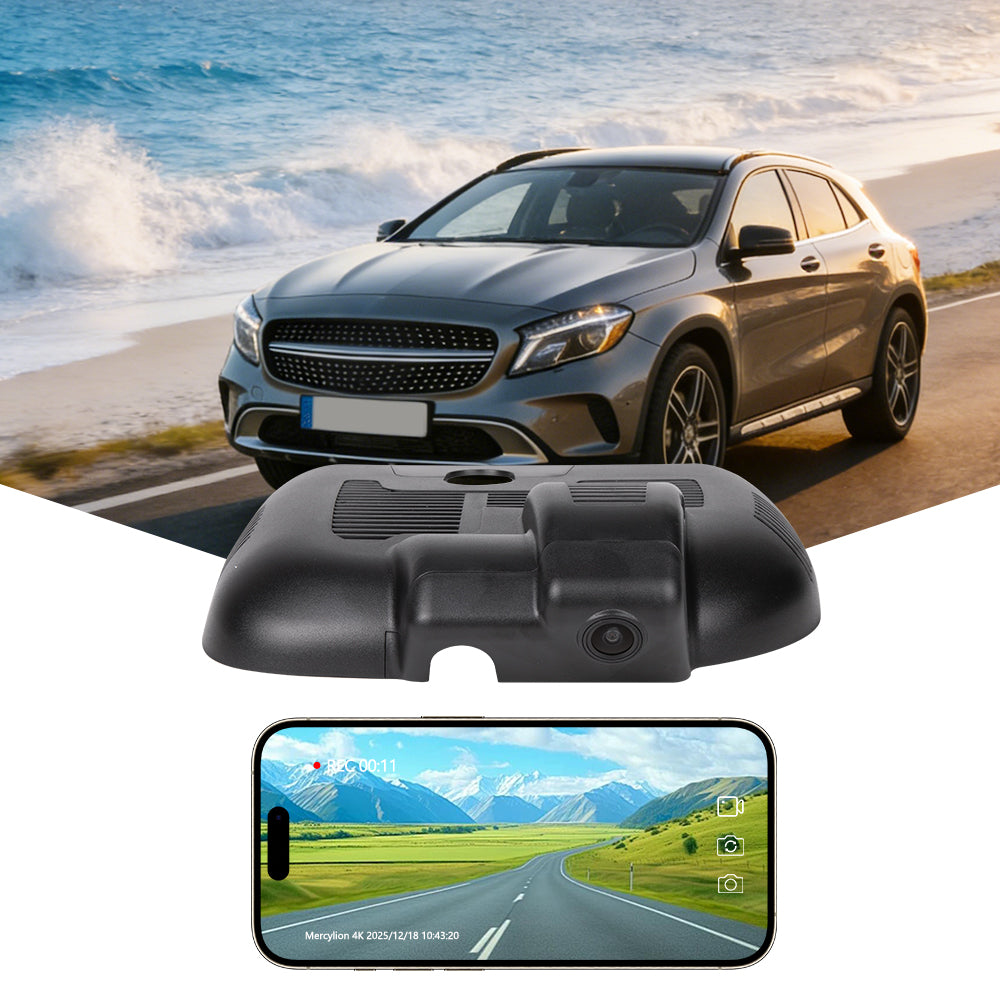 mercedes B180 dashcam