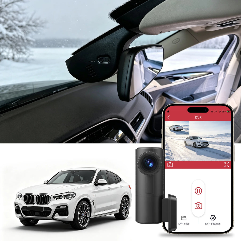 bmw dash cam front and rear