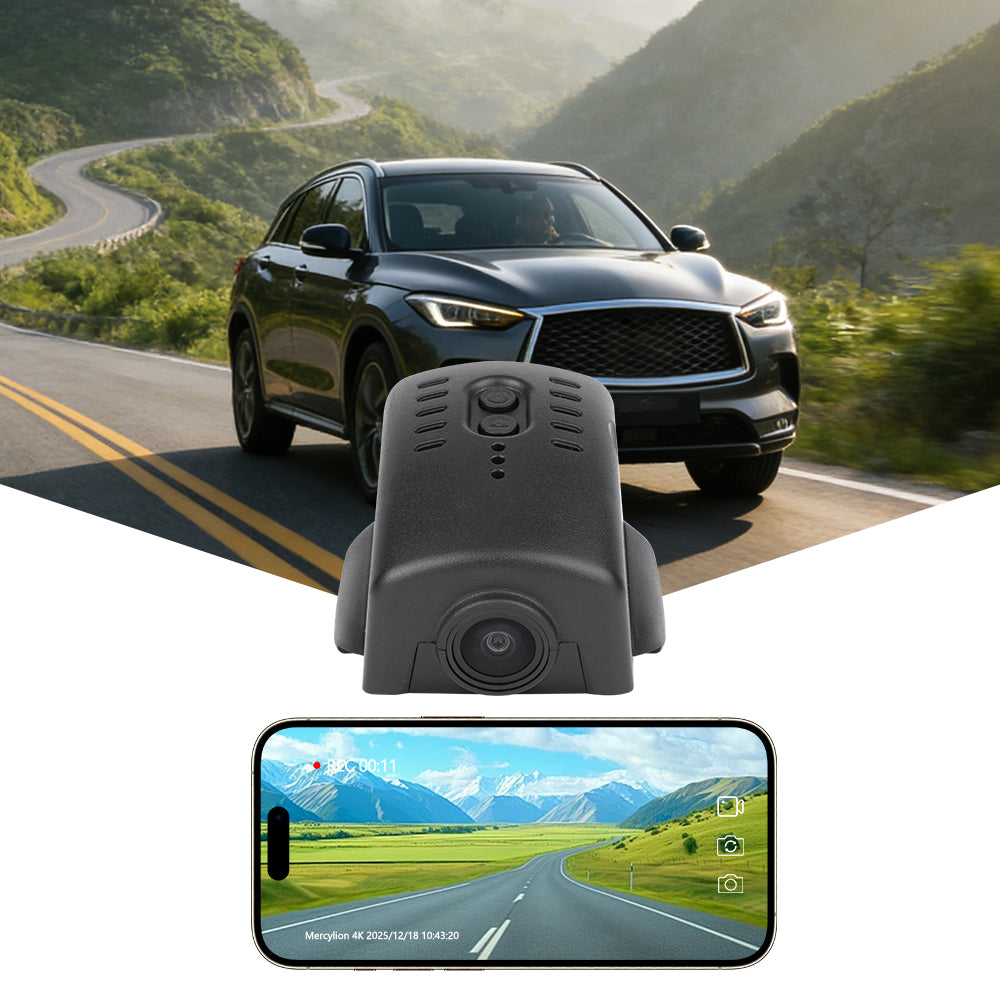 infiniti qx50 dash cam