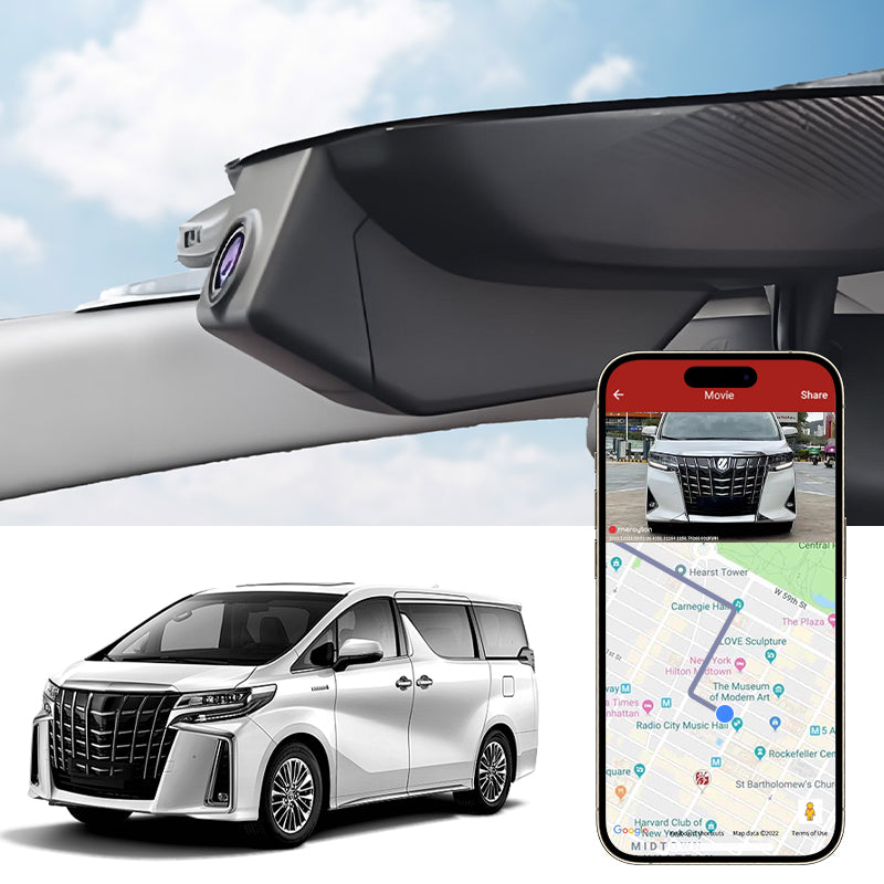 TOYOTA ALPHARD G パンフレット Mercylion G326 Dash Cam for Toyota Alphard Vellfire 2020-2022