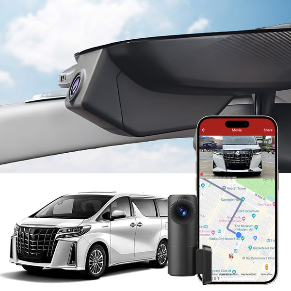 alphard dash camera 