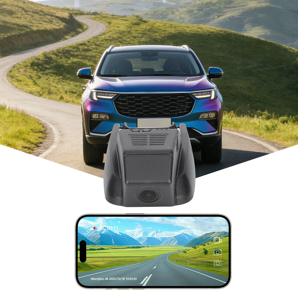 Mercylion Integrierte 4K-Dashcams für den Ford Equator 2021