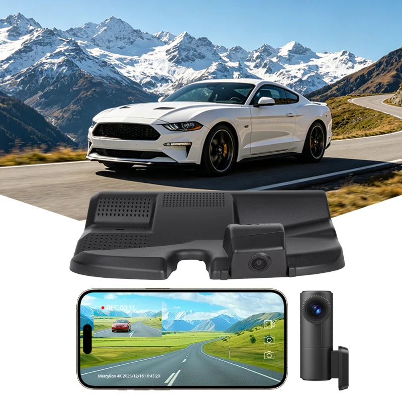 ford mustang built in dash cam	