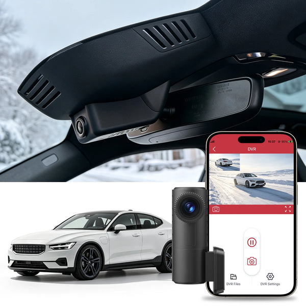 mercylion g390 oem dashcam with wifi app volvo polestar 2 2021-2026