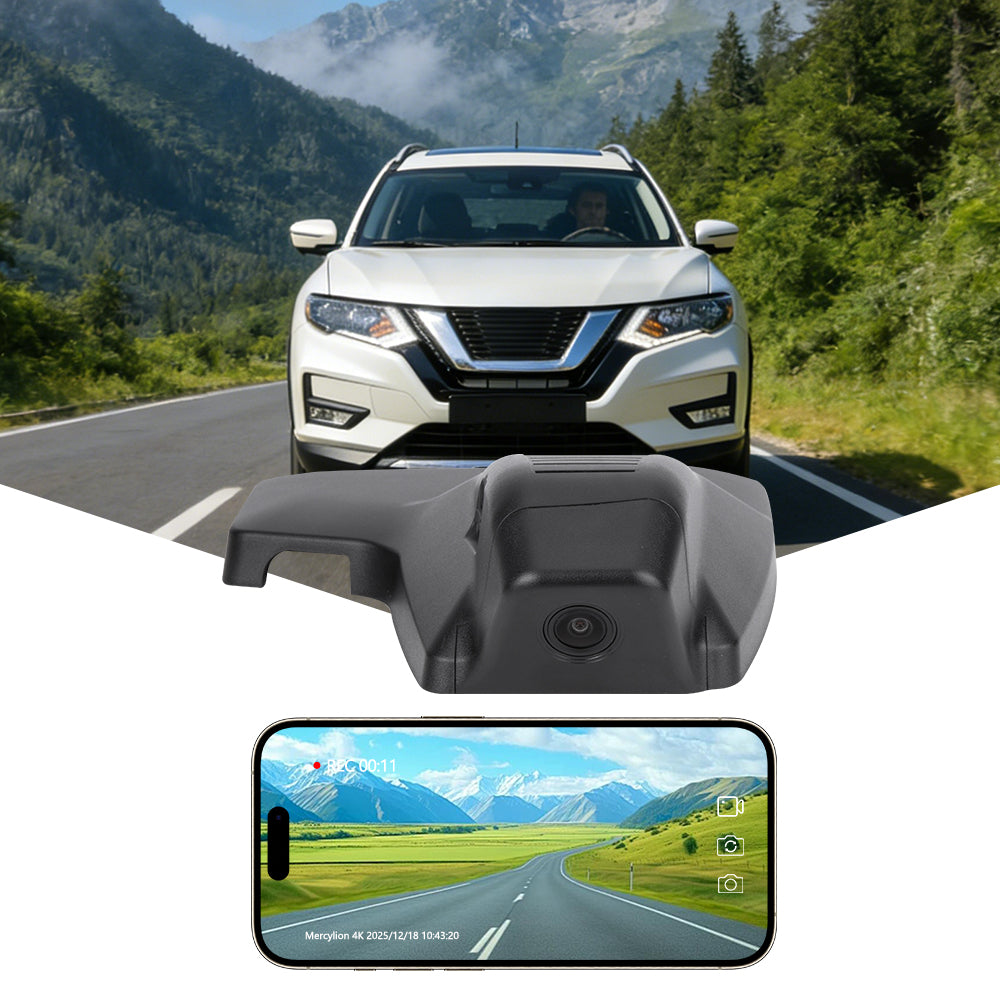 nissan dash cam fitting