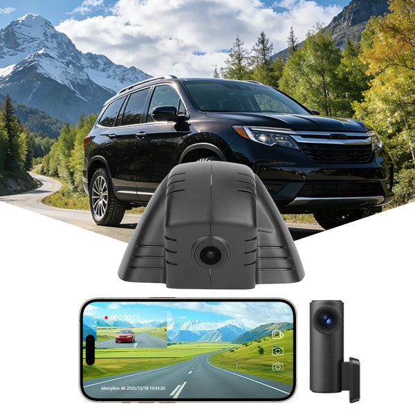 honda pilot dash cam install