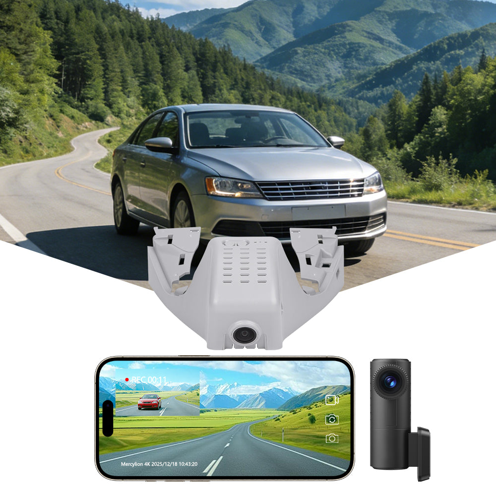 vw jetta dash cam installation
