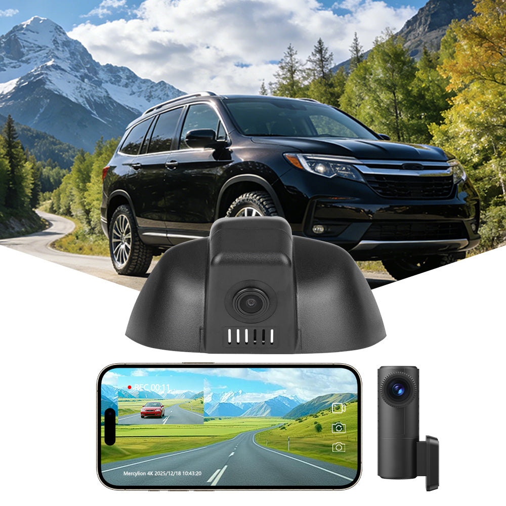 honda dash cam front and rear