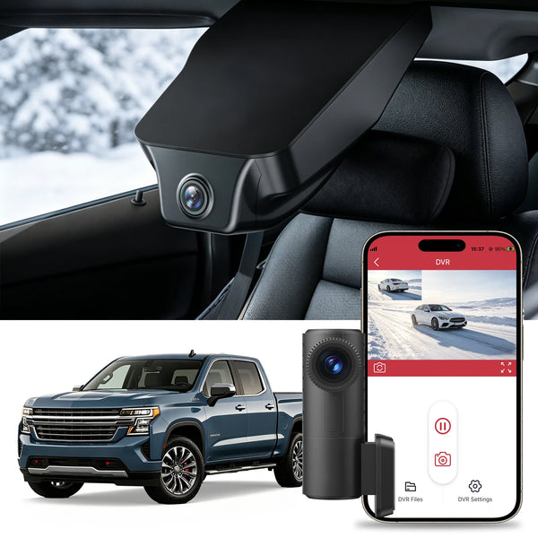 Mercylion Integrated Dash Cam for Chevrolet Chevy Silverado 1500 2500HD 3500HD EV 2022-2026| Chevy Tahoe 2021 - 2026 (5th Gen)|Chevy Suburban (12th Gen) 2021-2025
