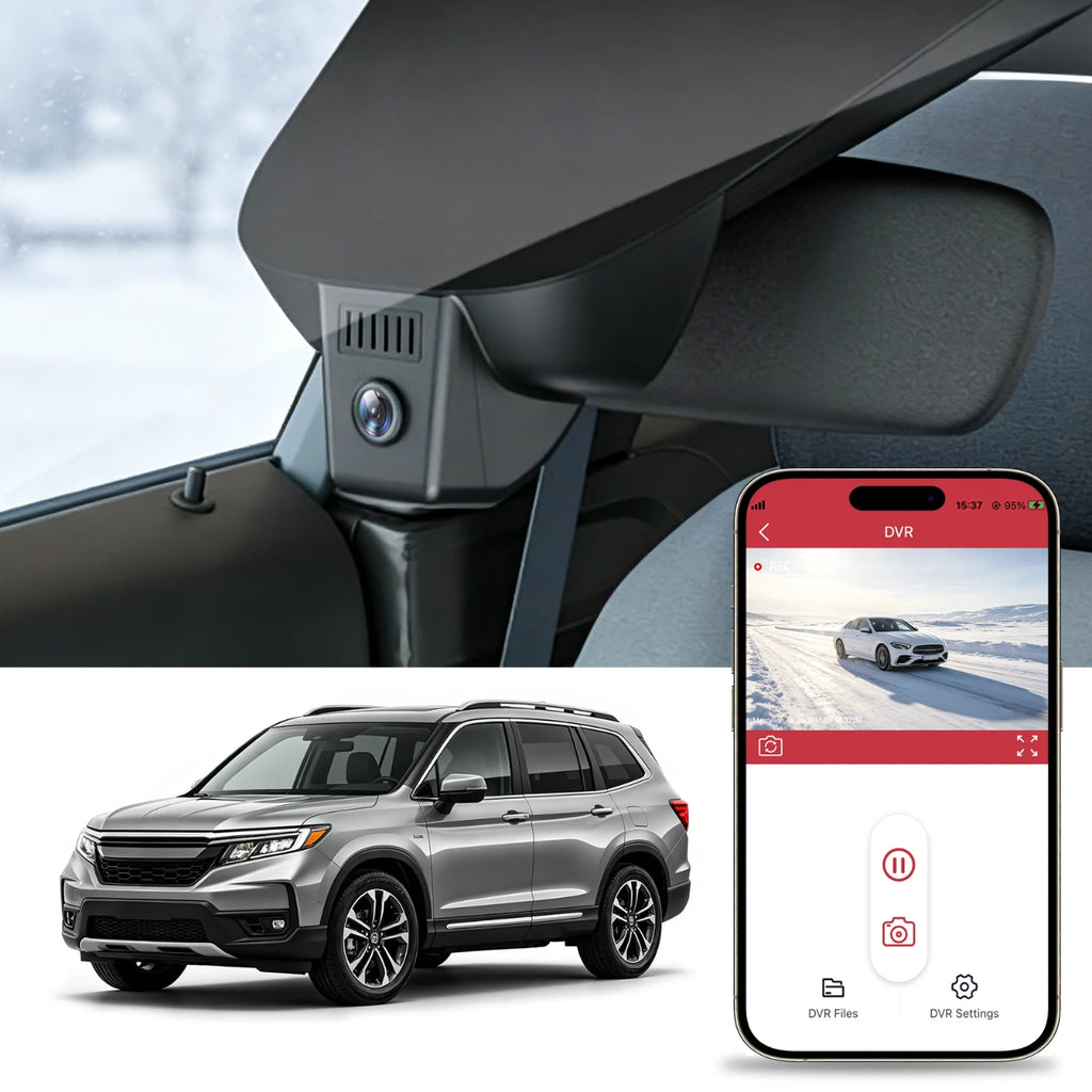 honda passport dash cam install