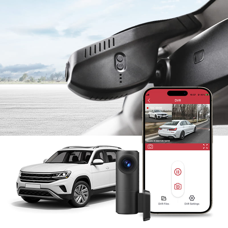 Mercylion G52 Dash Cam for Volkswagen Polo Golf 7 Mk7 Tiguan Taigun Jetta Transporter Skoda Octavia-US Stock