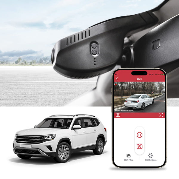 Mercylion G52 Dash Cam for Volkswagen Polo Golf 7 Mk7 Tiguan Taigun Jetta Transporter Skoda Octavia-US Stock