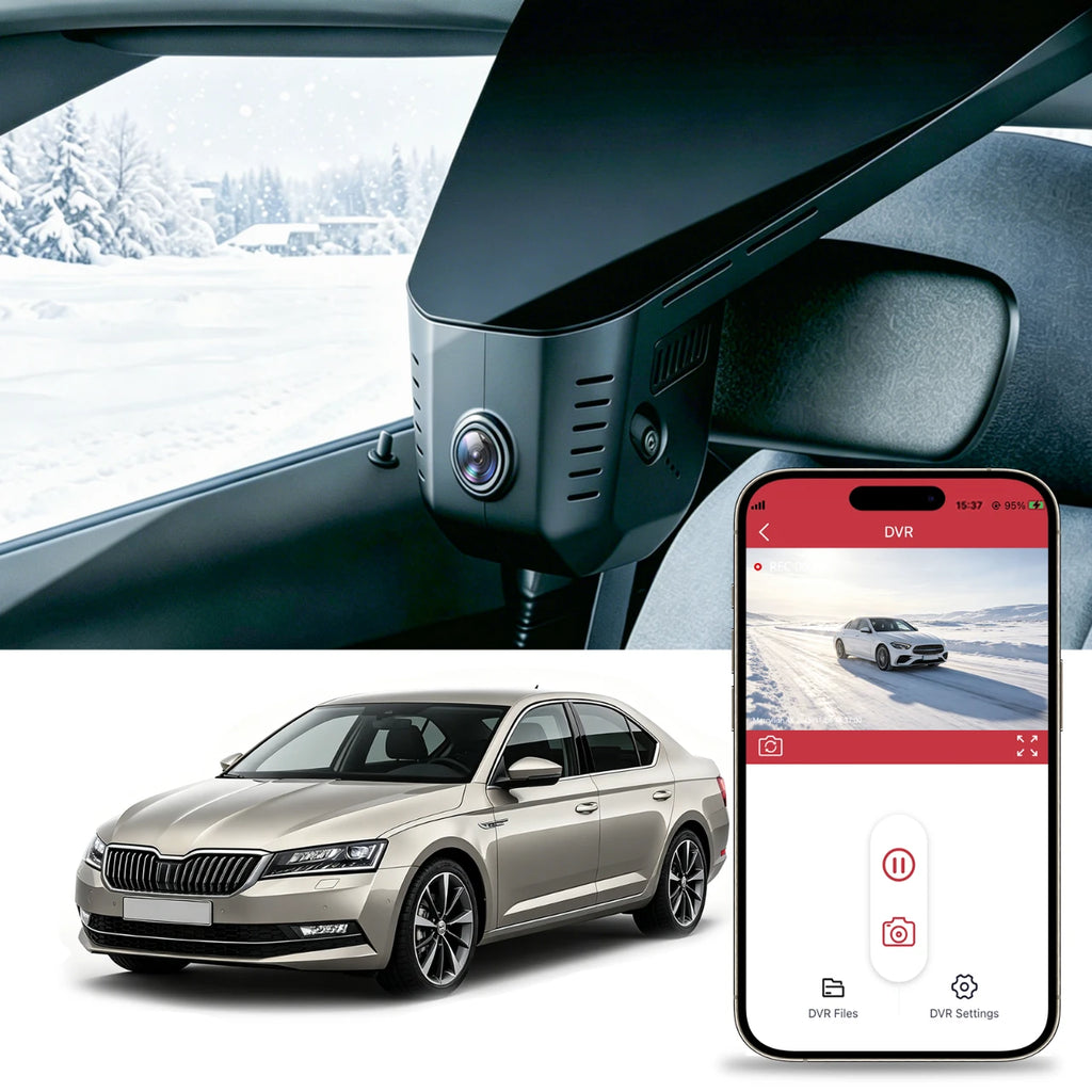 skoda kamiq dash cam installation