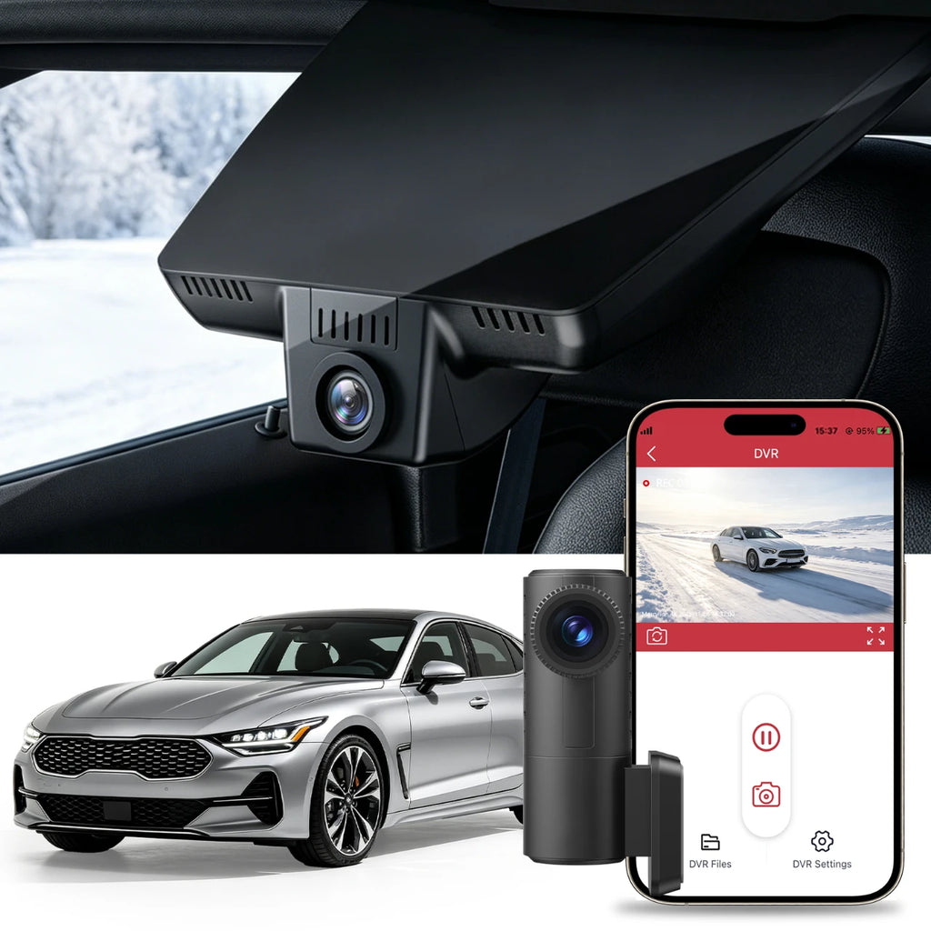kia stinger dash cam install