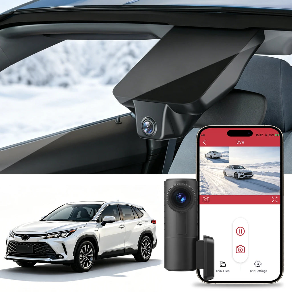 toyota aygo dash cam install