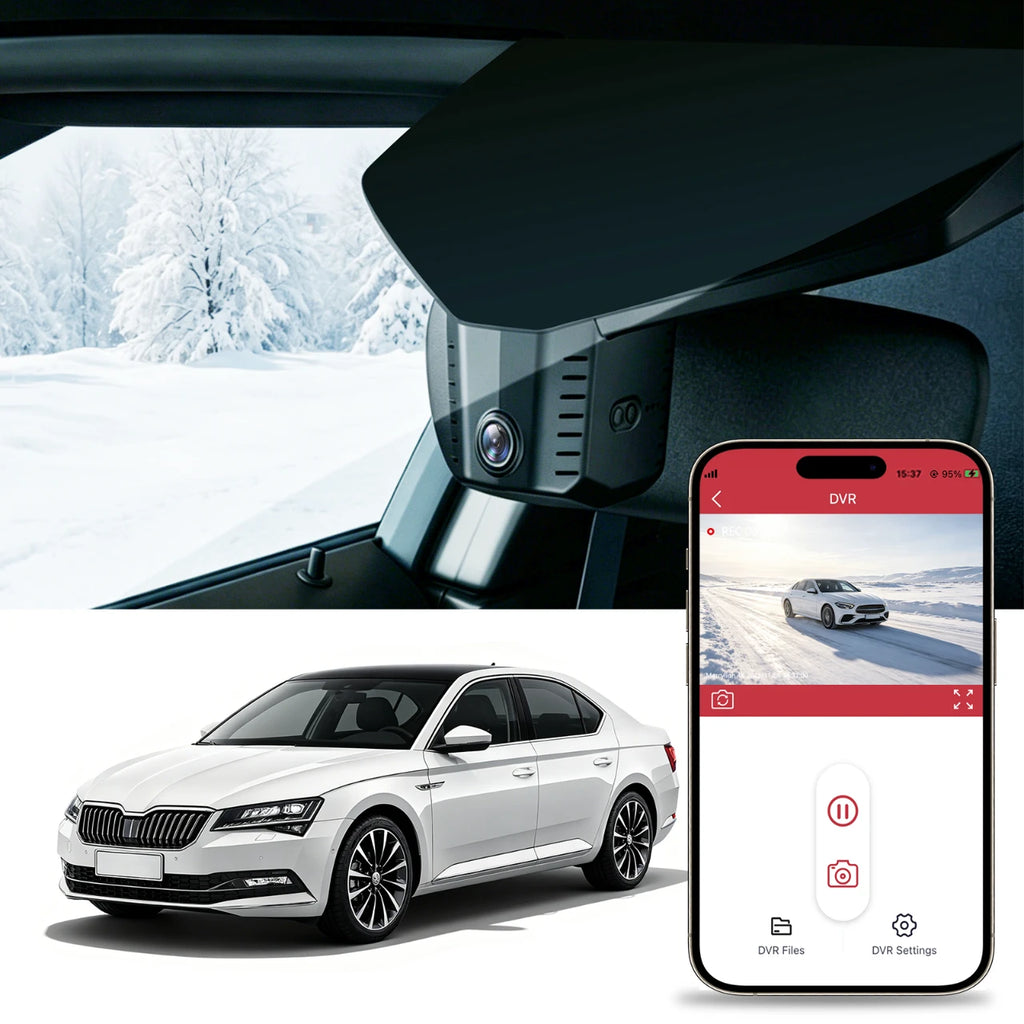 skoda superb dash cam