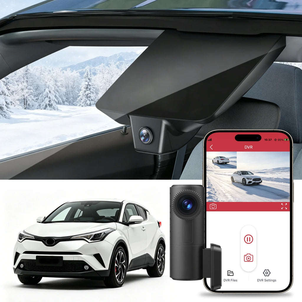 toyota chr dash cam install