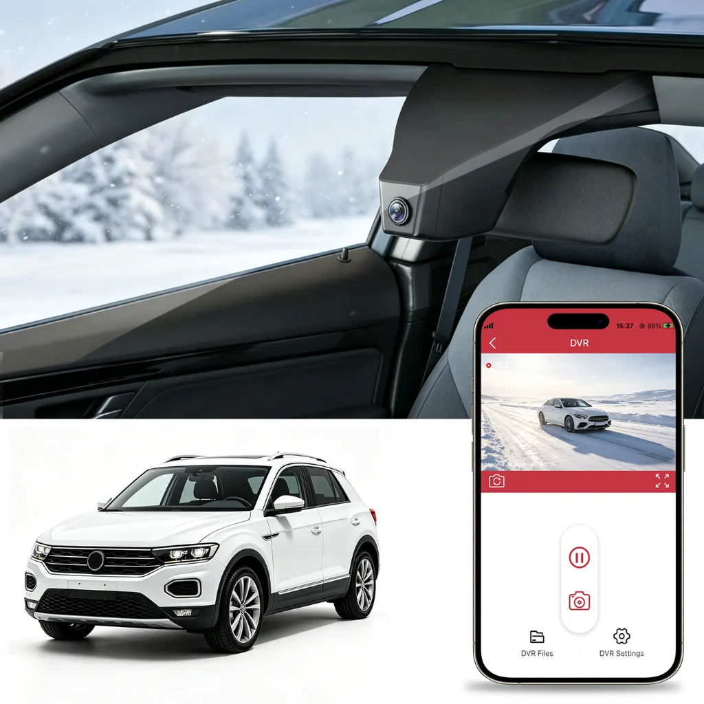 volkswagen t-cross dash cam installation