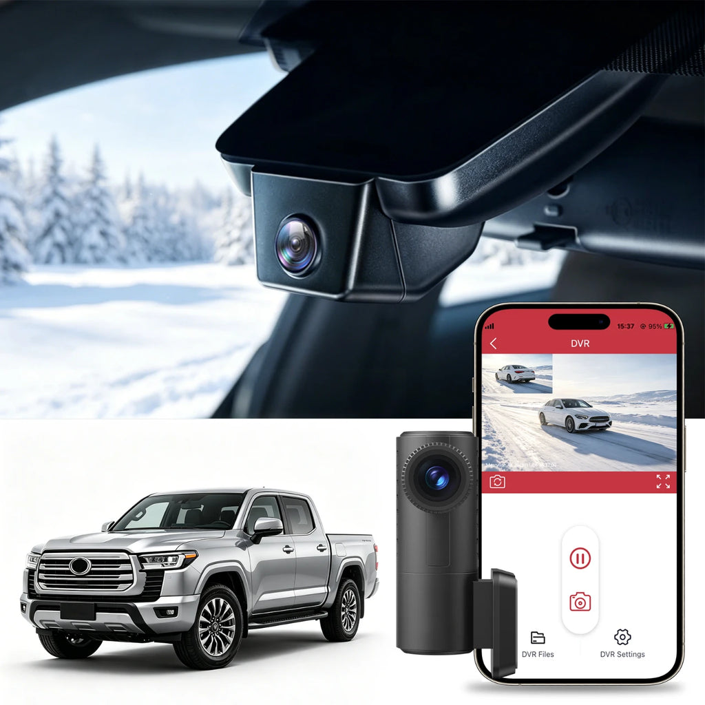 toyota kakadu dash cam install